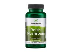 Swanson Reishi Mushroom (ciuperca) 600 mg, 60 Capsule (Intareste imunitatea)